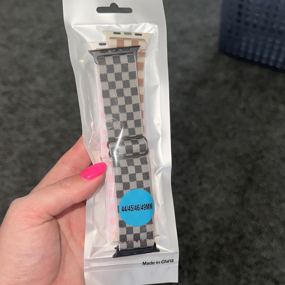 Checkered Smartwatch Band